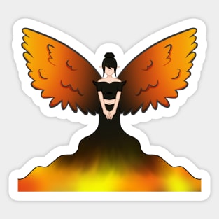 Fire Angel Sticker